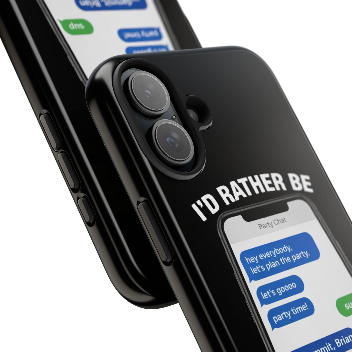 I'd Rather Be A Green Bubble — Tough iPhone Case - Green Bubble Mafia