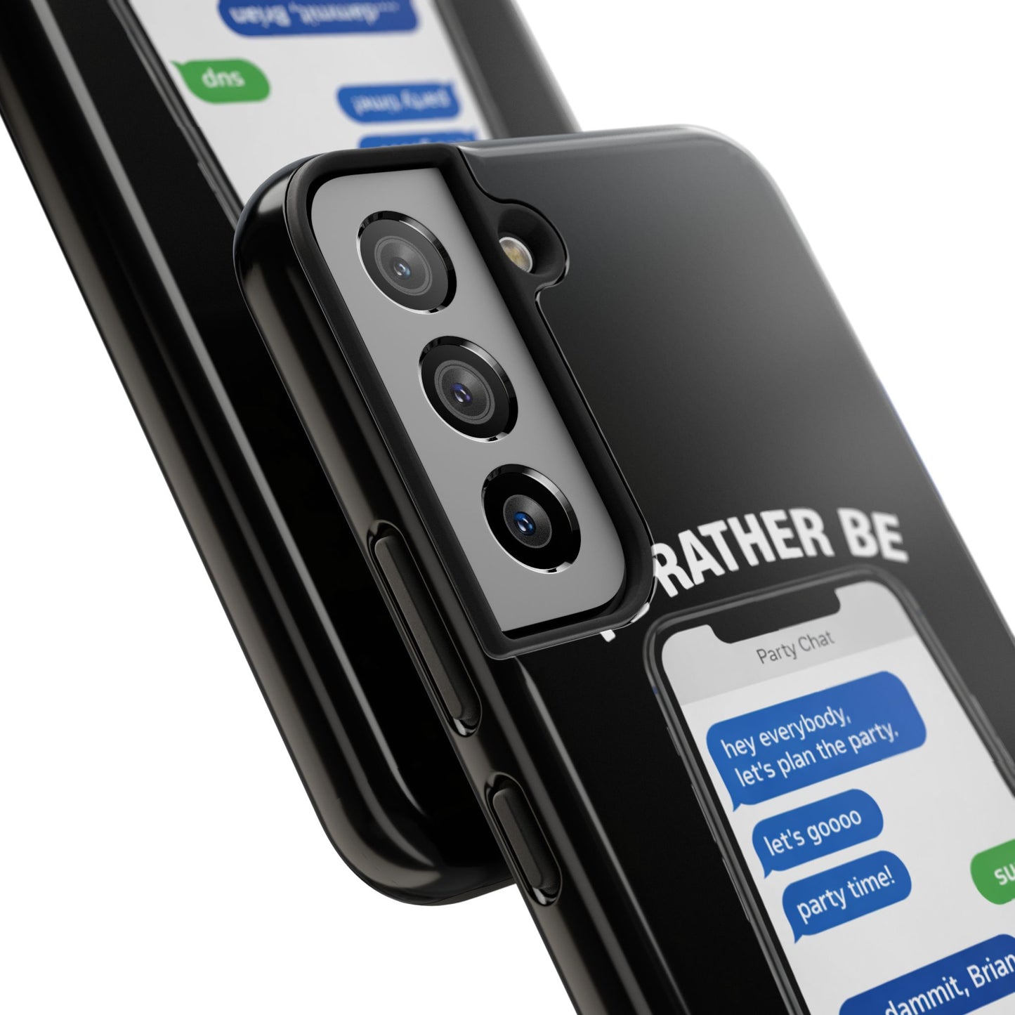 I'd Rather Be A Green Bubble — Tough iPhone Case - Green Bubble Mafia