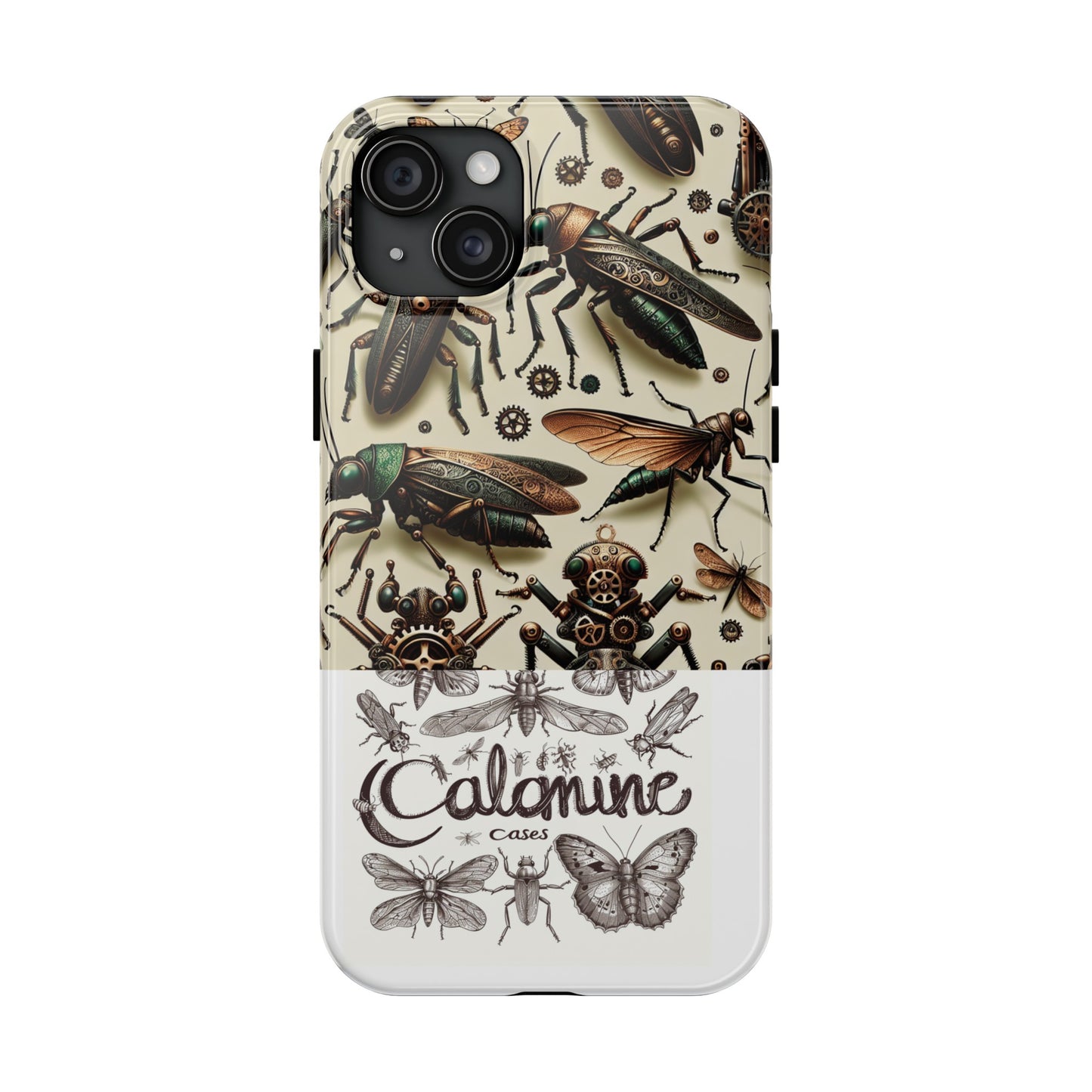 Mechanical Flutterbugs Phone Case by Calamine Cases