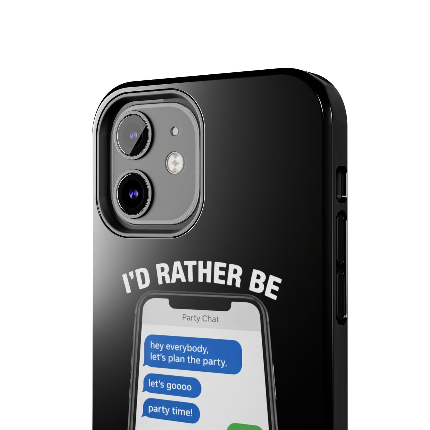 I'd Rather Be A Green Bubble — Tough iPhone Case - Green Bubble Mafia