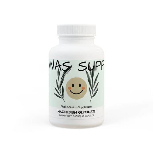 With A Smile Magnesium Glycinate: Energize & Achieve!