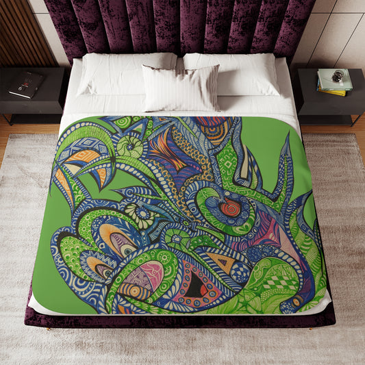 Rozy ZenTangle Sherpa Blanket