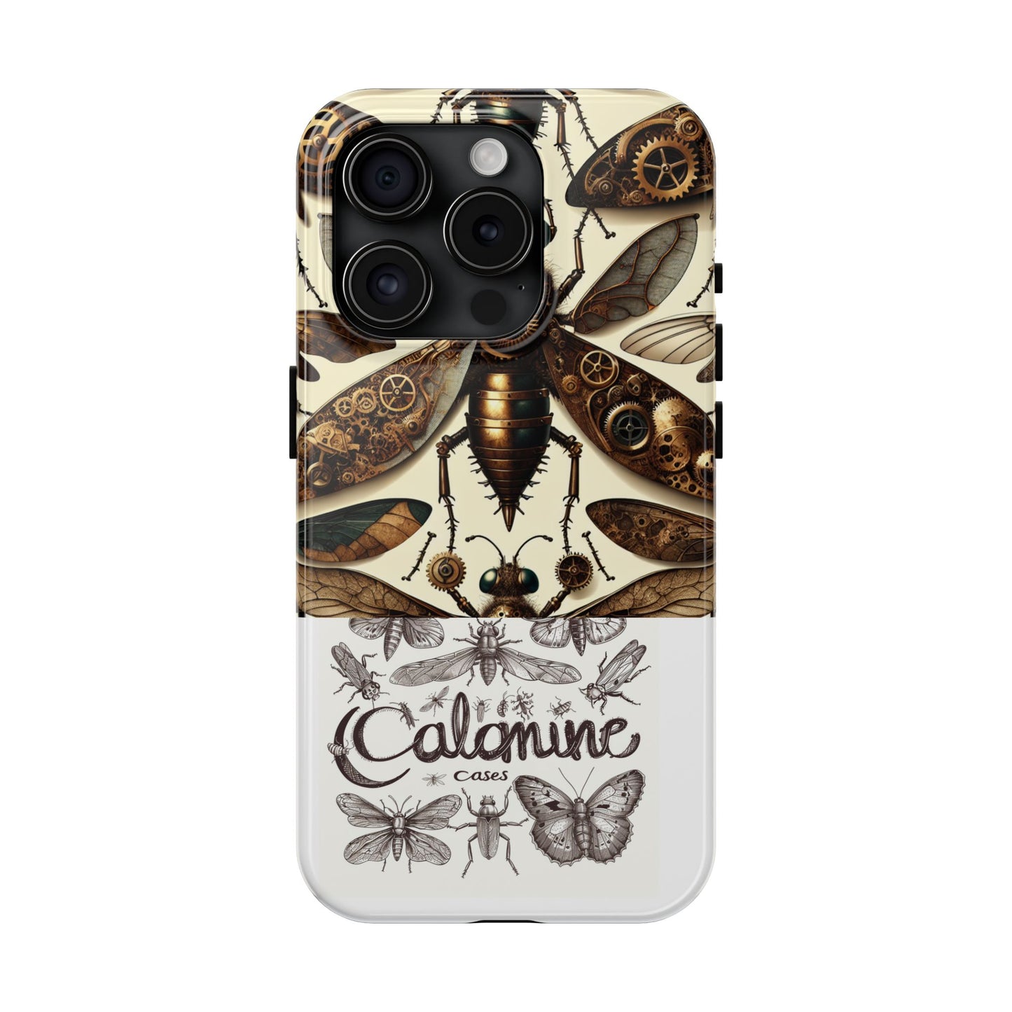 Clockwork Crawlers Phone Case by Calamine Cases