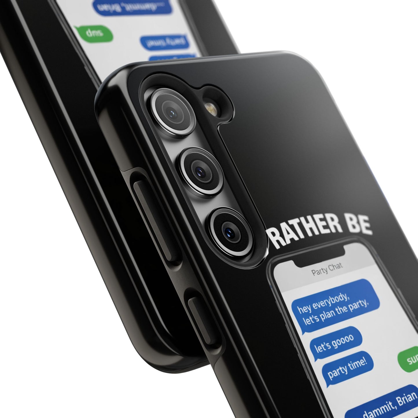 I'd Rather Be A Green Bubble — Tough iPhone Case - Green Bubble Mafia