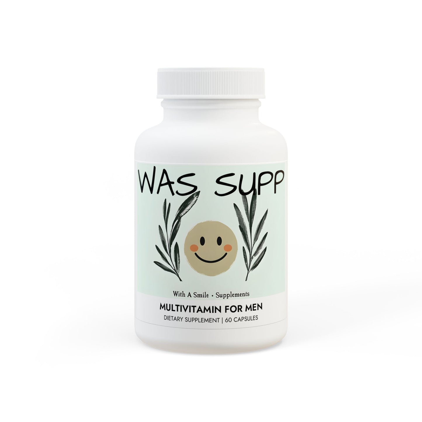 With A Smile Men’s Multivitamin: Power Up Your Day, Smile All the Way!