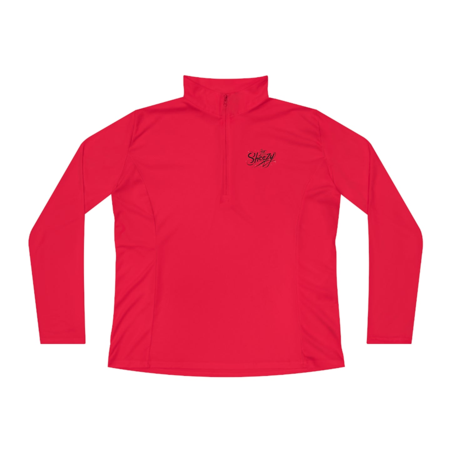 For Sheezy Ladies Quarter-Zip Pullover