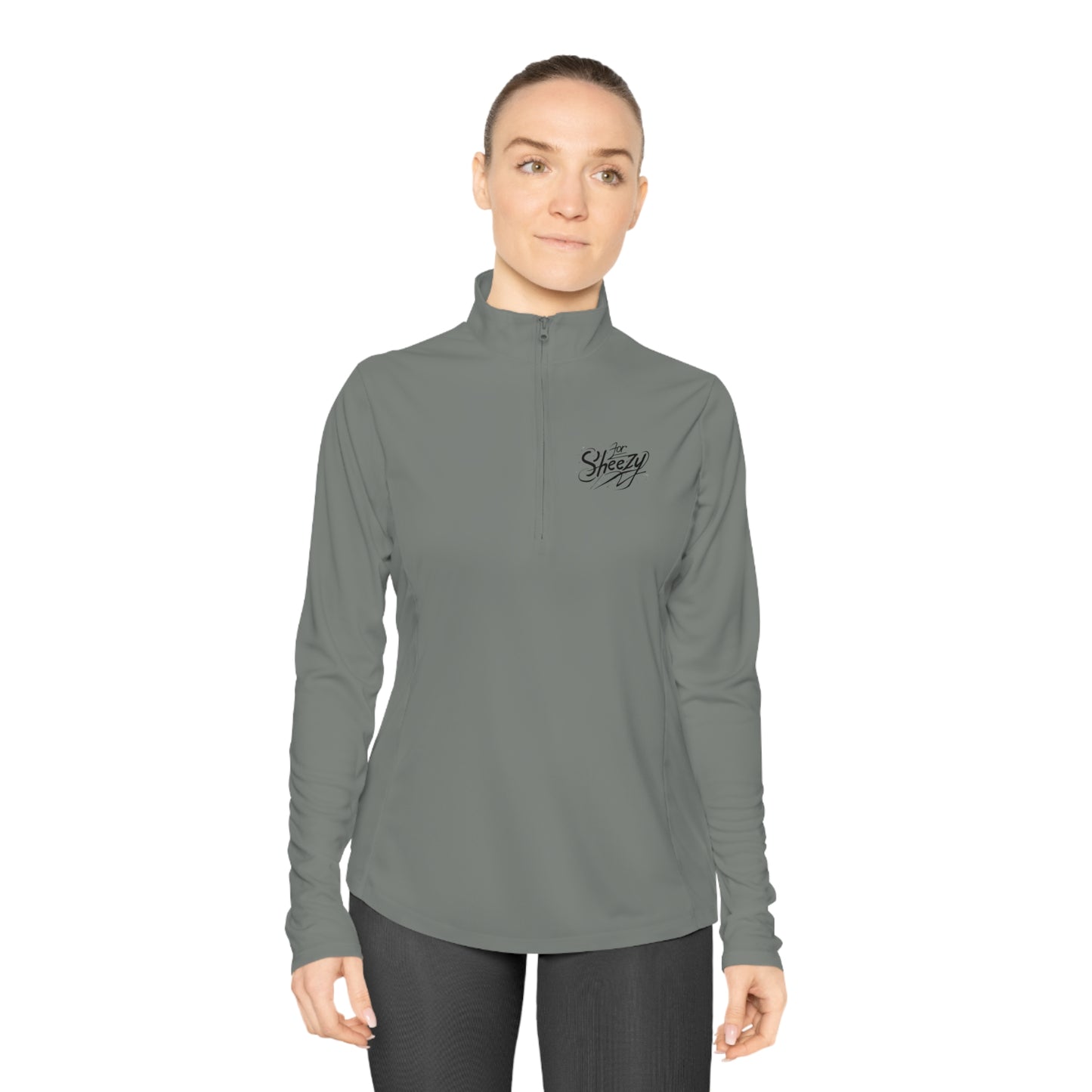 For Sheezy Ladies Quarter-Zip Pullover