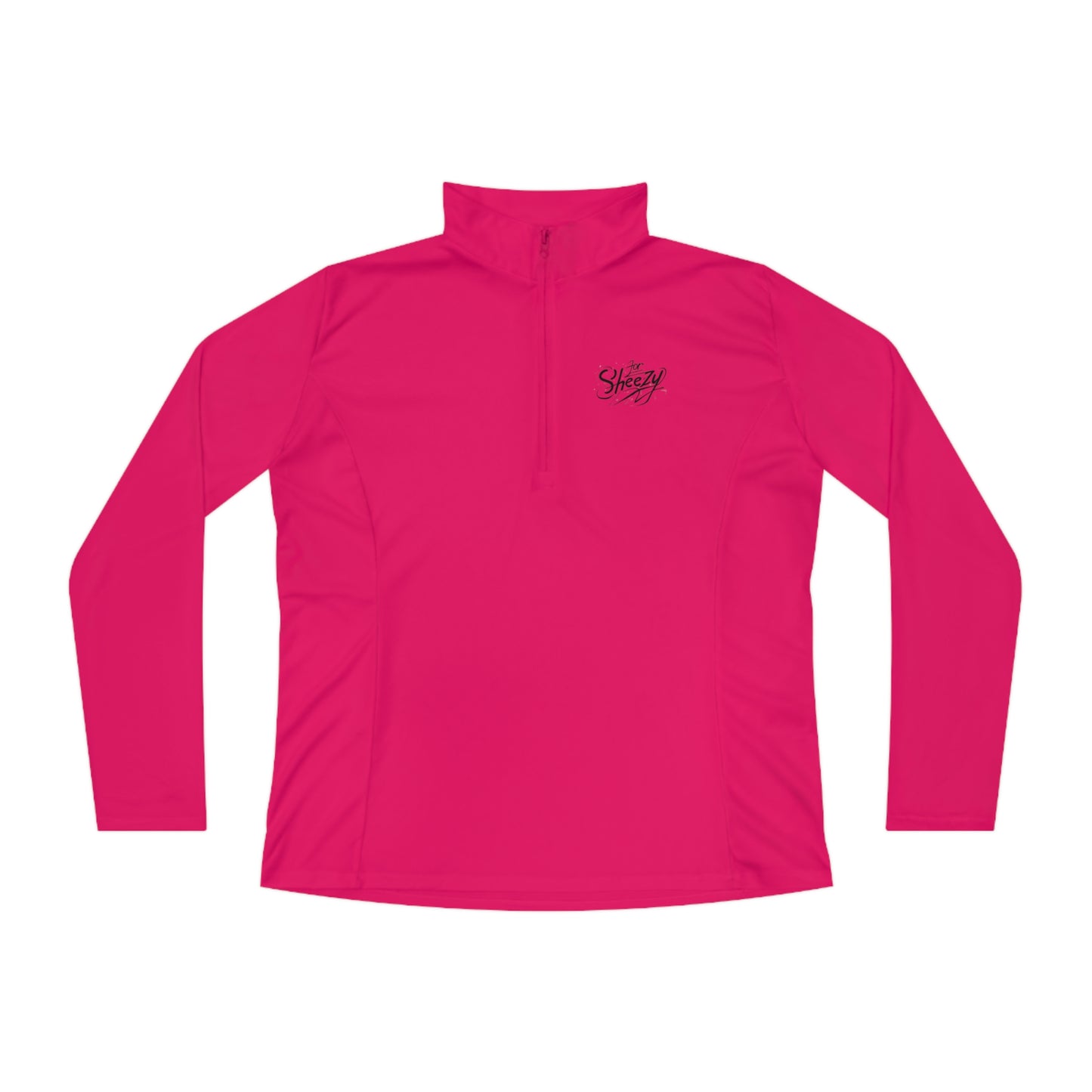 For Sheezy Ladies Quarter-Zip Pullover