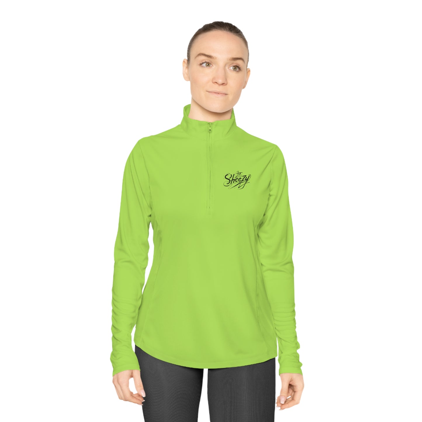 For Sheezy Ladies Quarter-Zip Pullover