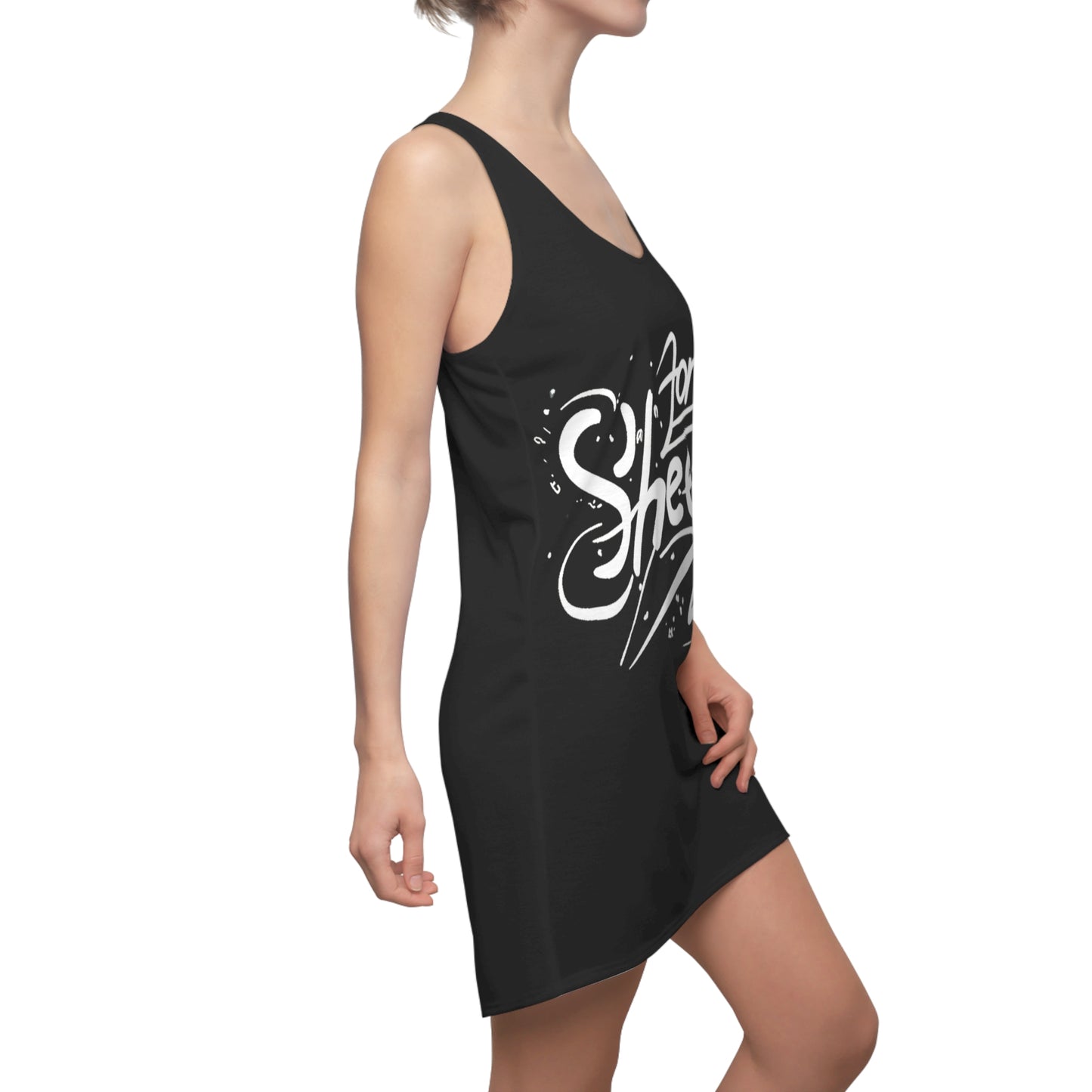 For Sheezy Women's Cut & Sew Racerback Dress