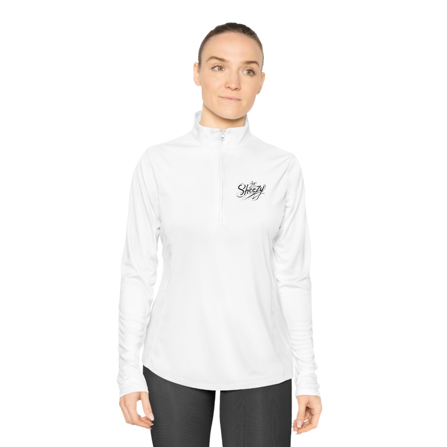 For Sheezy Ladies Quarter-Zip Pullover