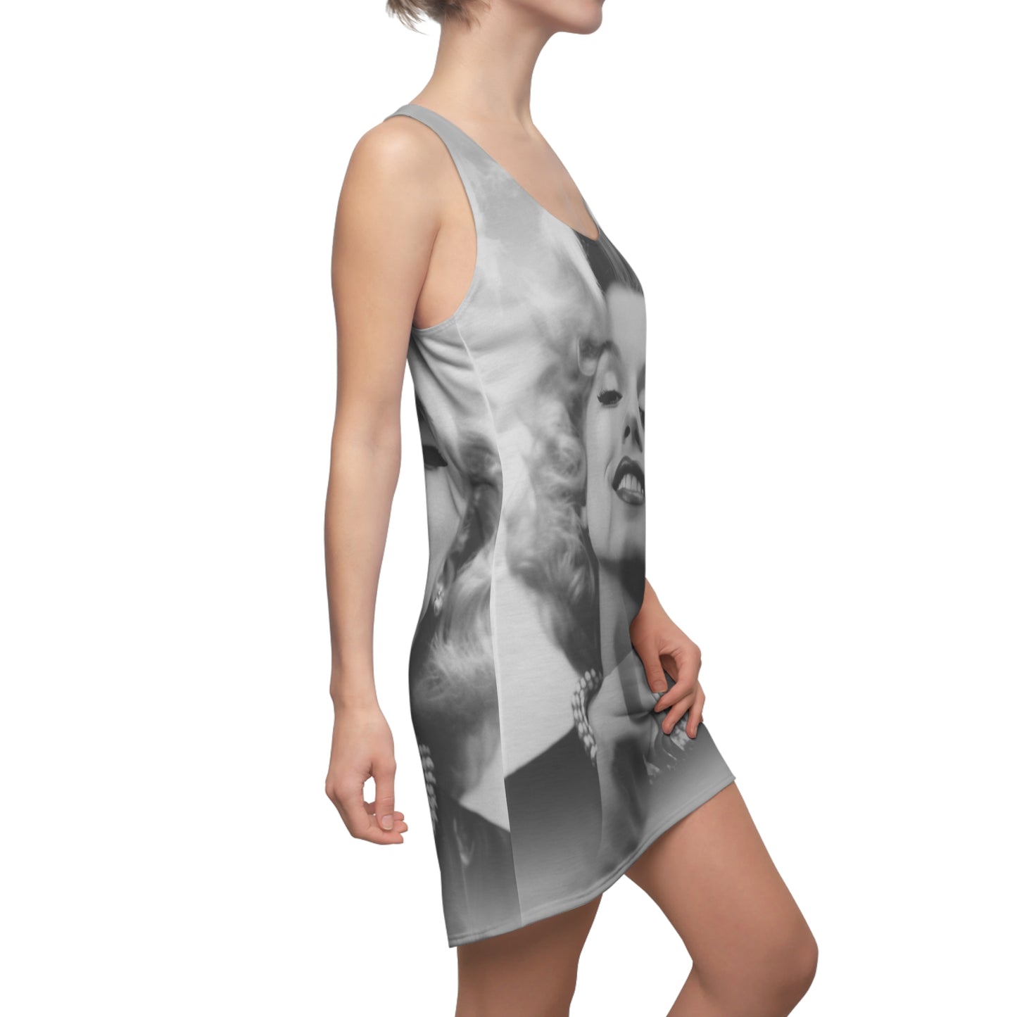 For Sheezy's Anachronic Collection Women's Cut & Sew Racerback Dress